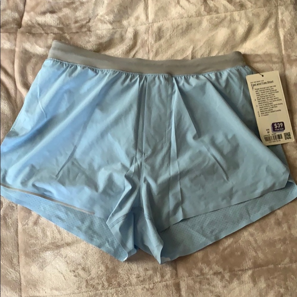 Lululemon Fast and Free short 3inch